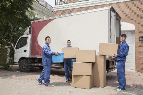 Professional movers working on a residential move in Haringey