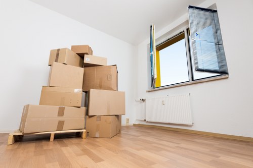 Furniture and household items being carefully loaded during a Haringey home move