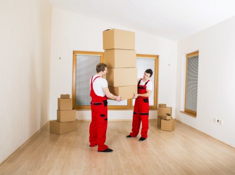 Furniture loading support for a North London moving job
